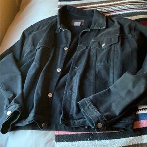 black denim jacket